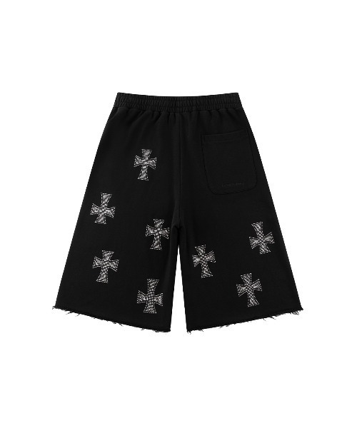 パンツ UNKNOWN LONDON RHINESTONE SHORTS UNKNOWN LONDON（アンノウンロンドン） パンツ スエットショーツ