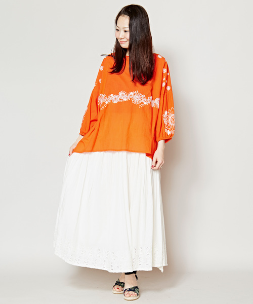 チャイハネ(CAYHANE) ロング スカート 「チャイハネ」インド綿 チャイハネ(CAYHANE) ロング スカート 「チャイハネ」インド綿
