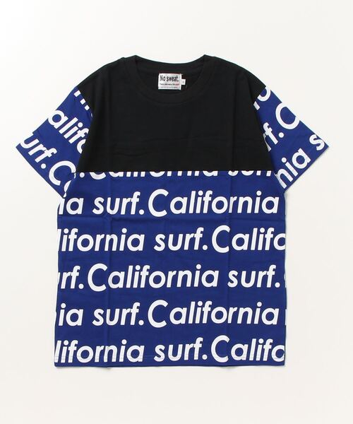 No sweat tシャツ 「no sweat」総柄 メッセージ プリント T