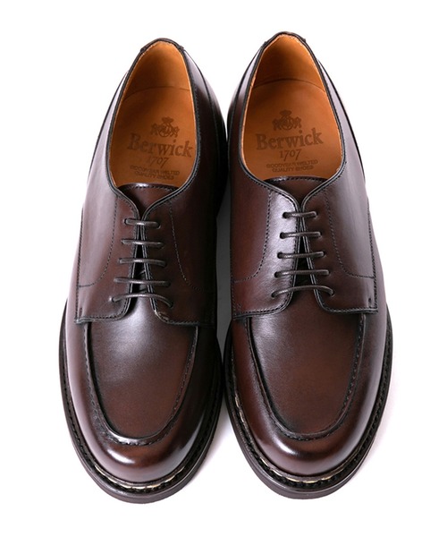 良品 Berwick バーウィック ビジネスシューズ 7 Uチップ ブラウン Berwick1707 | Uチップ | 4477ACVIDBR – バーウィック
