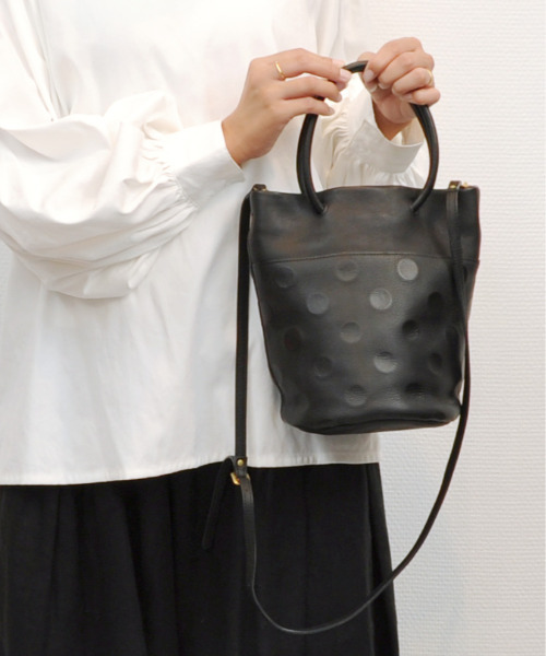 perche（ペルケ） トートバッグ perche / 姫路レザー丸手ハンドル2way