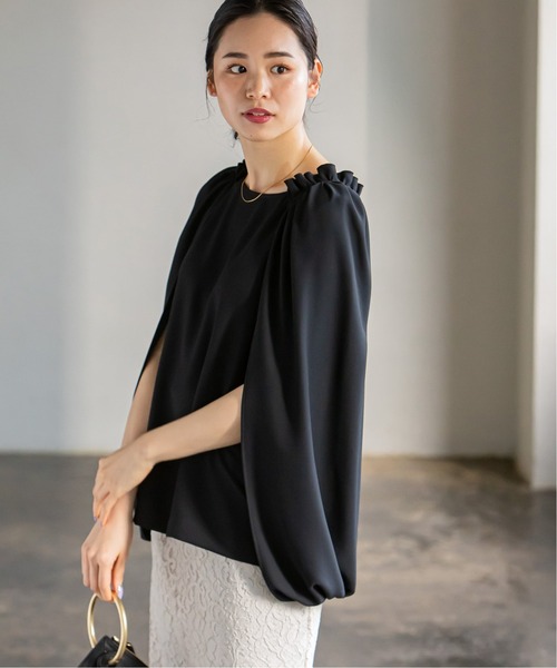 NOBLE シャツ ブラウス ケーププルオーバー : ZOZOTOWN Yahoo!店