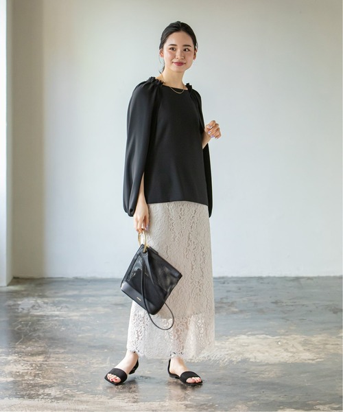 NOBLE ケーププルオーバー NOBLE シャツ ブラウス ケーププルオーバー : ZOZOTOWN Yahoo!店