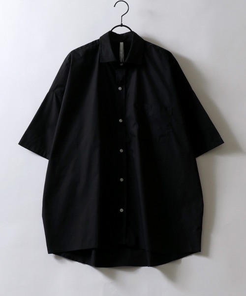 SITRY（シトリー） シャツ Oversize Drop shoulder broadcloth shirt