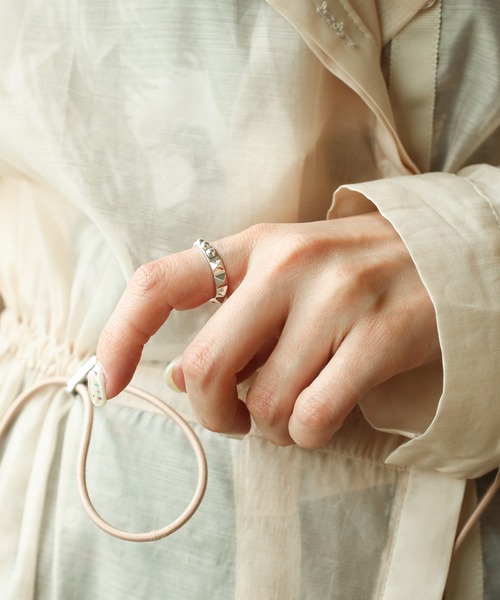 e.m.（イーエム） 指輪 リング SILVER925スタッズボールリング