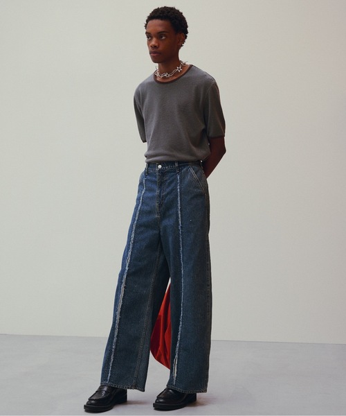 JieDa（ジエダ） ワイドパンツ ジーンズ USED LOOSE FIT JEANS メンズ