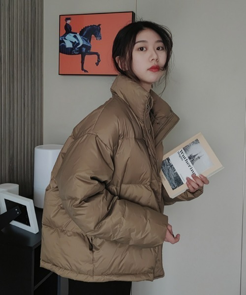 KOM（ドットコム） ダウンコート ダウンジャケット A'GEM/9 × .kom