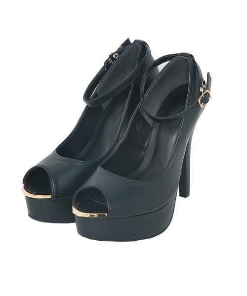 Diable baiser（ディアブルベーゼ） パンプス 13cmヒールゴールド