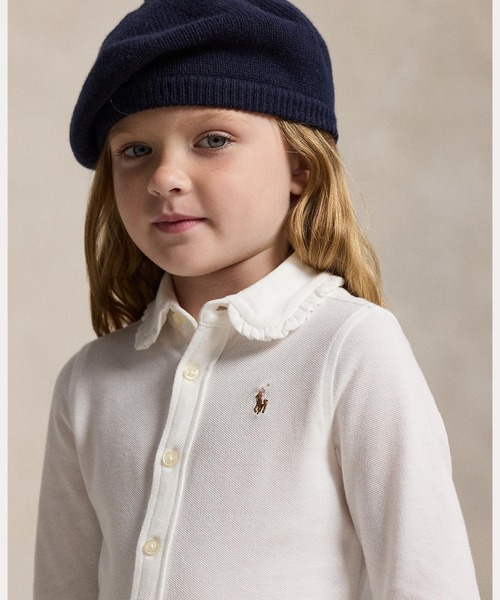 ブラウス シャツ ニット オックスフォード シャツ キッズ 子供服 女の子の画像