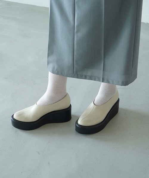 靴 CLANE VOLUME SOLE SHOES 37 CLANE（クラネ） シューズ VOLUME SOLE SHOES レディース : ZOZOTOWN