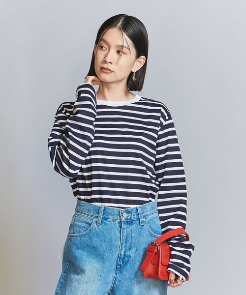BEAUTY＆YOUTH UNITED ARROWS tシャツ コットン天竺 ロングスリーブ