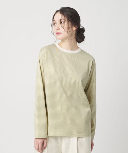 BEAUTY＆YOUTH UNITED ARROWS tシャツ コットン天竺 ロングスリーブ