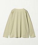 tシャツ コットン天竺 ロングスリーブ カット...の詳細画像5