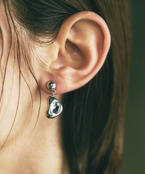 ユナイテッドアローズ購入 JAMIRAY ジャミレイシルバーピアス JAMIRAY＞シルバー チャンキー フープピアス