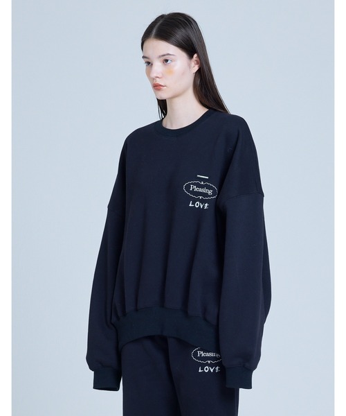 tシャツ Little Sunny Bite logo sweat crew レディース メンズ Little sunny bite tシャツ Sunny Bite logo sweat crew