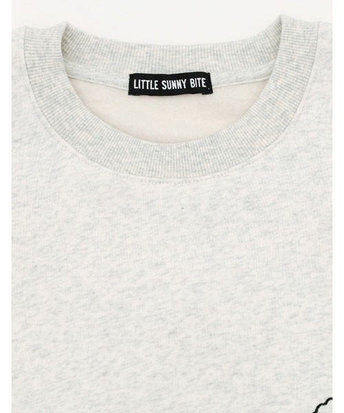 Little sunny bite tシャツ Sunny Bite logo sweat crew