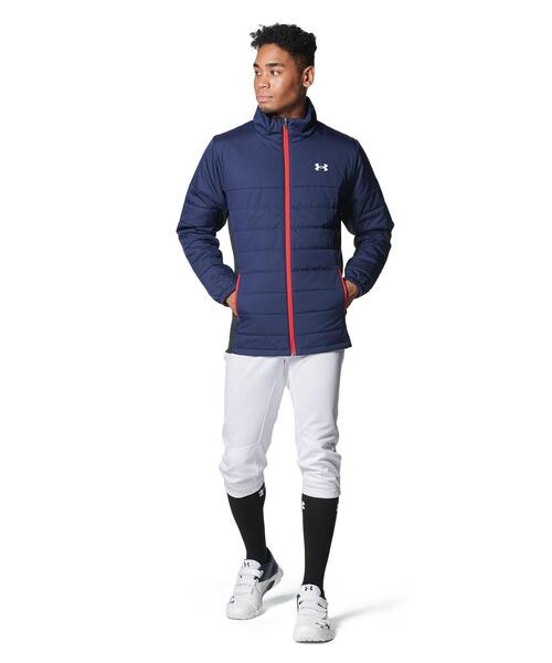 アンダーアーマー　UAウォーム ジャケット　ベースボール　MEN UNDER ARMOUR コート ジャケット UAウォーム ジャケット（ベース