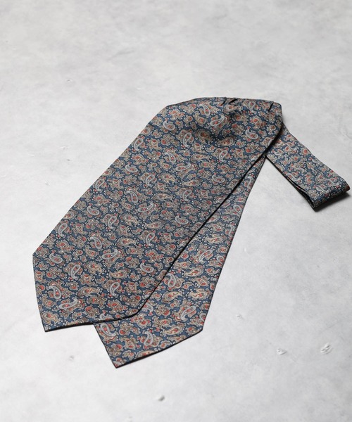 Ascot アスコット ペイズリー柄 ネクタイ パープル ドイツ製 立体感 ネクタイ 「シルク製」ペイズリーデザインアスコット : ZOZOTOWN Yahoo