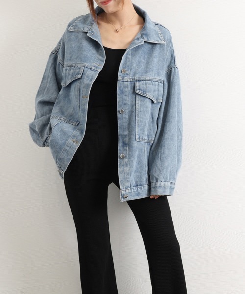 miniministore デニムジャケット gジャン レディース バックロゴ