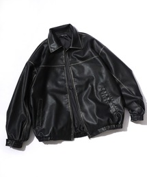 ジャケット・アウター old Leather jacket Lazar ブルゾン アウター Vintage PU Leather Jacket/オーバー