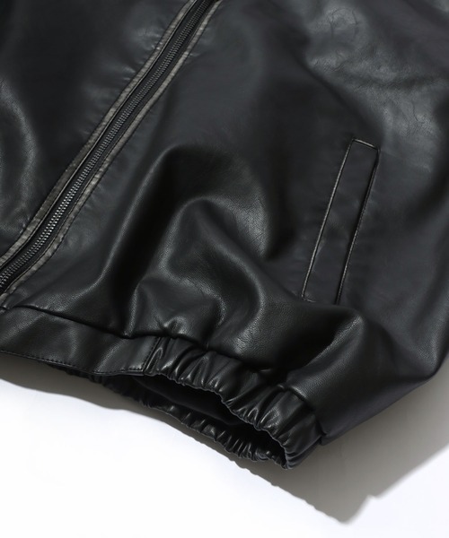 最終30日迄出品❤️新品タグ　ヒグチユウコ　ルシファー　　ブルゾン　ジャケット Lazar ブルゾン アウター Vintage PU Leather Jacket/オーバー