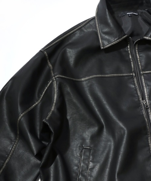 Lazar ブルゾン アウター Vintage PU Leather Jacket/オーバー