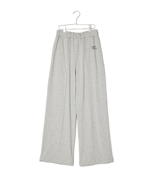 トヨ　セットアップ+スウェットパンツ GU公式 | ウォッシュドスウェットワイドパンツ(セットアップ可能)