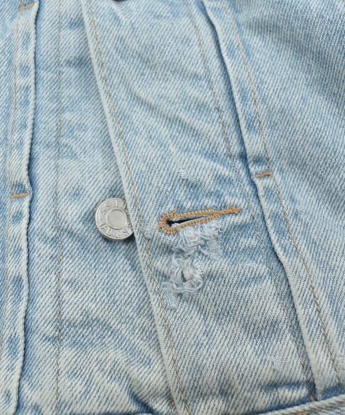 90s ピースマーク ホワイト 生成り Gジャン 希少 US古着 90s ピースマーク ホワイト 生成り Gジャン 希少 US古着