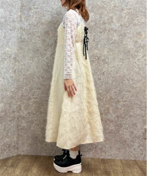 axesfemmeポエティックスカラップ刺繍キャミワンピ Amazon.co.jp: (アクシーズファムポエティック) axes femme