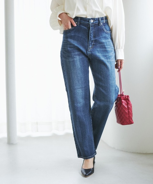 Jeans ウルトラ ハイライズ マムジーンズ 送関込 ROPE' PICNIC ジーンズ デニム デニムパンツ 「ご好評につき追加