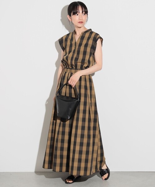 ✨美品✨BEAMS GOLF ギンガムチェック フレア ワンピース M ✨美品✨BEAMS GOLF ギンガムチェック フレア ワンピース M