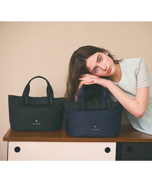【TOCCA】RIBBON BRICK TOTE M 定番人気トートバッグ 大人百花掲載】RIBBON BRICK TOTE M – TOCCA OFFICIAL SITE