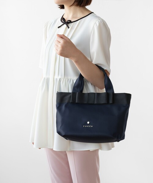 TOCCA（トッカ） トートバッグ RIBBON BRICK TOTE M トートバッグ M