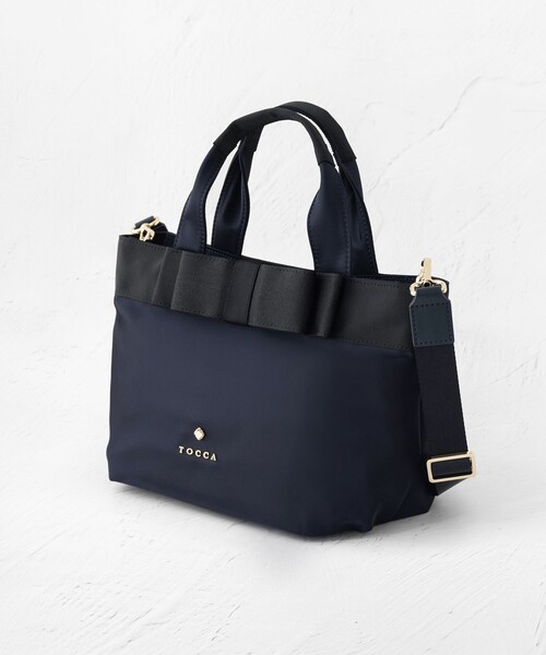 TOCCA トートバッグ RIBBON BRICK TOTE M レディース : ZOZOTOWN