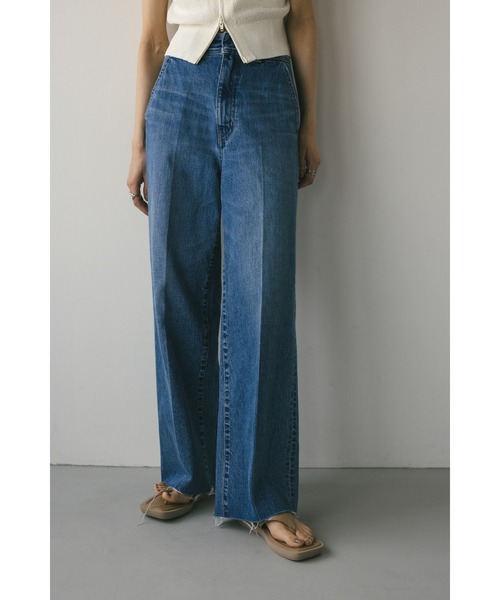STYLEMIXER ジーンズ デニム デニムパンツ センタープレス
