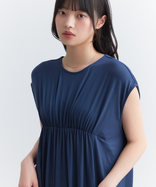 eimy istoire ワンピース バックシャンギャザーカットワンピース eimy istoire ワンピース バックシャンギャザーカットワンピース