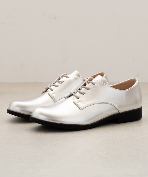 ホワイト・シルバー オープントゥ ビジネスシューズ ホワイト・シルバー オープントゥ ビジネスシューズ