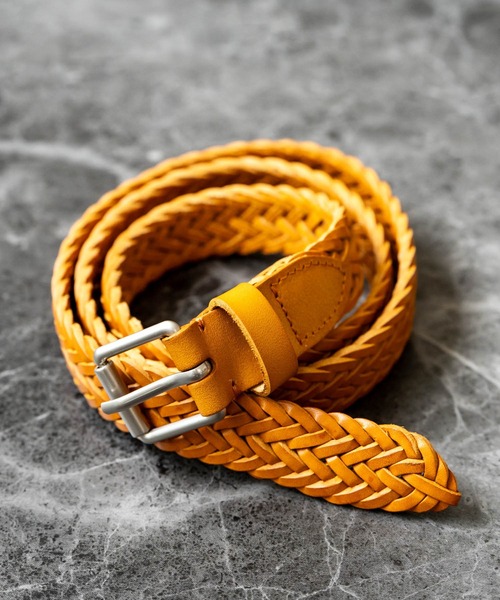 Rocky Monroe（ロッキーモンロー） ベルト 本革メッシュベルト メンズ