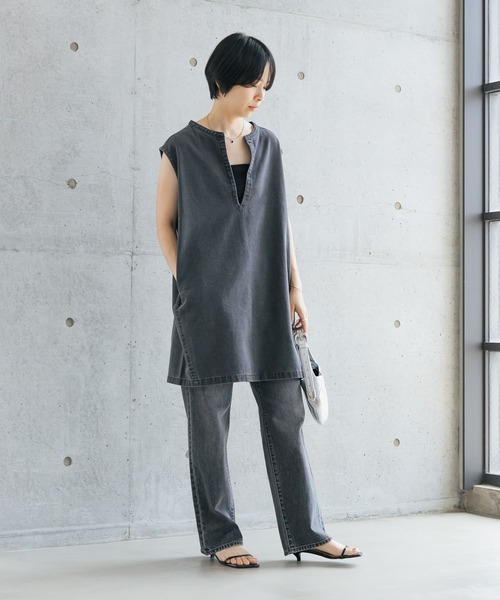 正規品販売！ デニムジレ ジレ ベスト RESEARCH URBAN レディース ZOZOTOWN : トップス