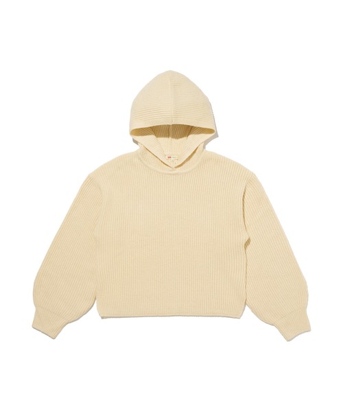 ニット セーター Levi's/リーバイス COMET フーディー ホワイト WHITE SWAN レディース Levi's ニット セーター Levi's/リーバイス COMET フーディー