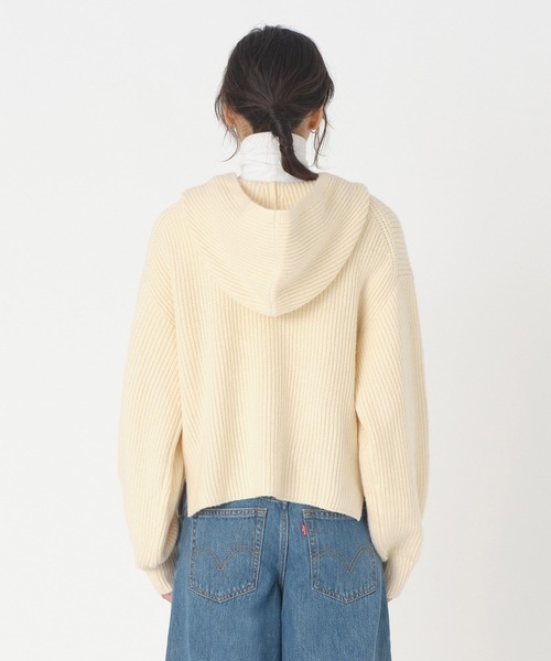 ニット セーター Levi's/リーバイス COMET フーディー ホワイト WHITE SWAN レディース Levi's ニット セーター Levi's/リーバイス COMET フーディー