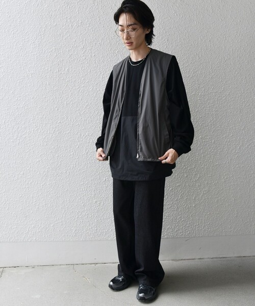 新品・未使用　ROPÉ ダブルブレストジレベスト【セットアップ対応】 洗える】ダブルブレストジレ【ストレッチ／セットアップ着用可