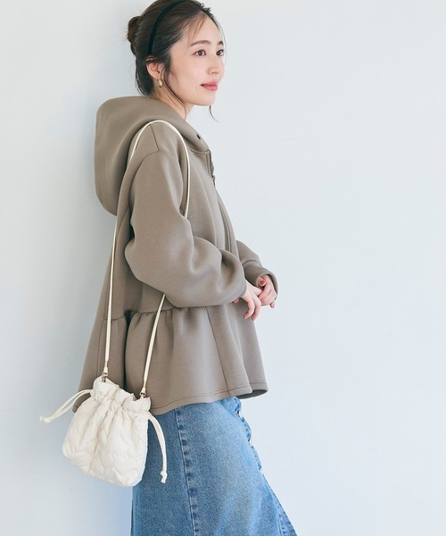 coca（コカ） ショルダーバッグ バッグ ハートキルティング 巾着 