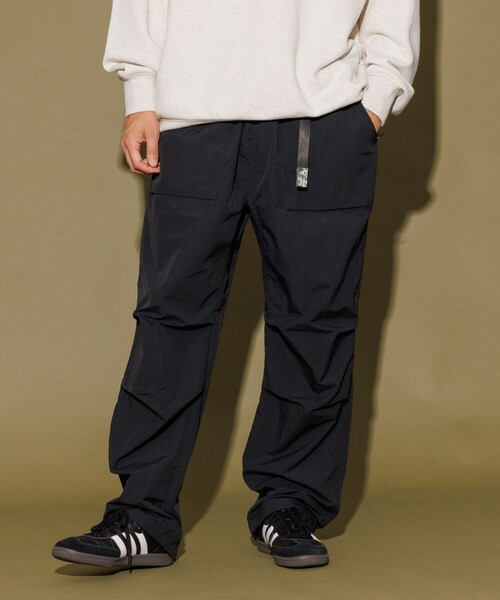 TW 美品Rib Nylon Pants リブ ナイロン パンツ ネイビー Rib Nylon Pants – TW