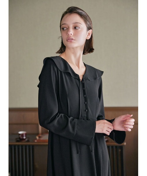 COEL（コエル） ワンピース ラッフルカラーワンピース : ZOZOTOWN