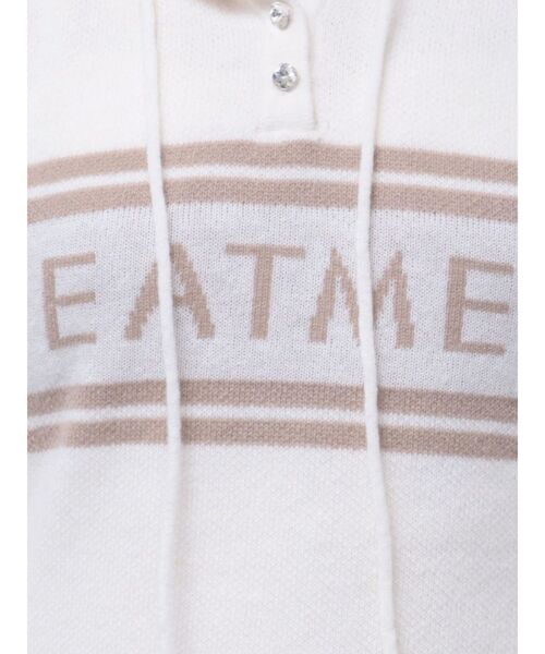 EATME ワンピース フーディーロゴニットワンピース : ZOZOTOWN