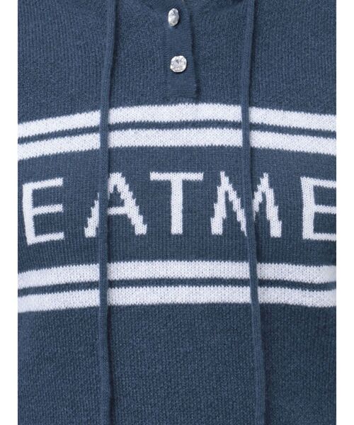 新品未使用 ⭐︎EATME ワンピース タグ付 EATME ワンピース フーディーロゴニットワンピース : ZOZOTOWN