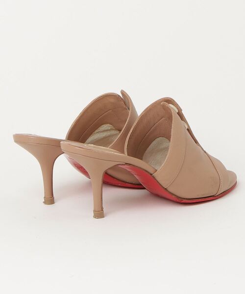 ★使用感少なめ★ルブタン パンプス 21.5cm パイソン スリングバック 白 ☆使用感少なめ☆ルブタン パンプス 21.5cm パイソン スリングバック