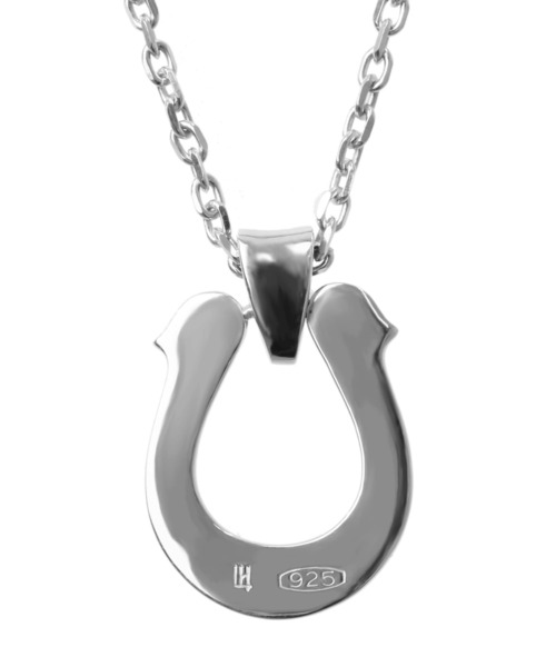 ネックレス “for Gift”ツイストテクスチャーホースシューネックレス/シルバー925「LION HEART / ライオンハート」の画像