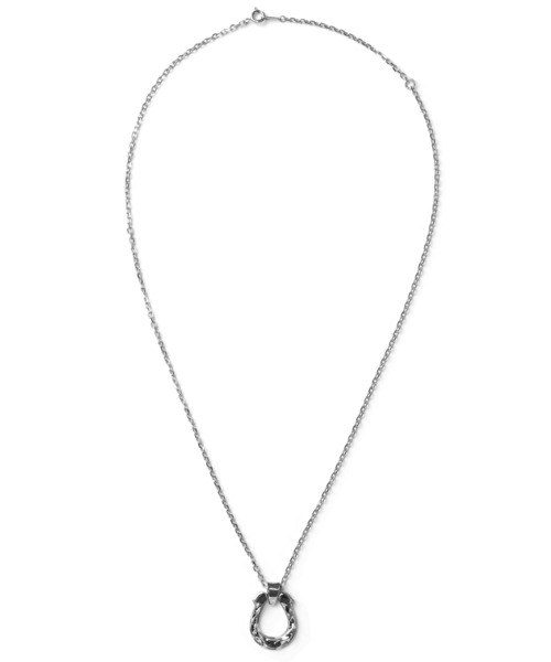 ネックレス “for Gift”ツイストテクスチャーホースシューネックレス/シルバー925「LION HEART / ライオンハート」の画像